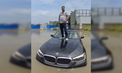 বৃষ্টির পানিতে তলিয়ে গেছে শাহজালালের অভ্যন্তরীণ বিমানবন্দর 