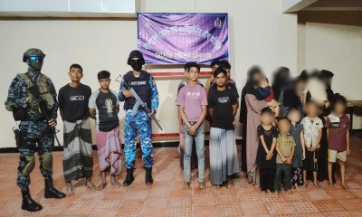 দুই মানবপাচারকারী। ছবি: রূপালী বাংলাদেশ