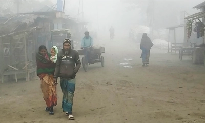 শৈত্যপ্রবাহে কাঁপছে কুড়িগ্রাম, তাপমাত্রা ৮ ডিগ্রির ঘরে
