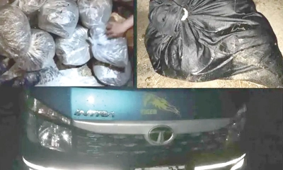 জব্দ করা গাঁজা সরিয়ে  তিন পুলিশ ক্লোজড
