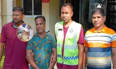 আটক মজনু মিয়া মজনু মিয়া। ছবি- রূপালী বাংলাদেশ