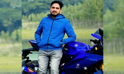 বদলগাছী উপজেলা শাখার ছাত্রলীগ সভাপতি সুমন হোসেন। ছবি: ফেসবুক