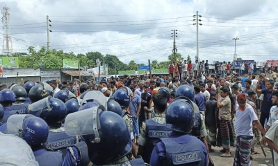 ভাঙ্গায় দ্বিতীয় দিনের অবরোধ, ২১ জেলার যোগাযোগ ব্যাহত