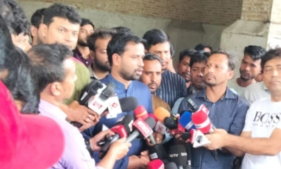 বক্তব্য দেন গণঅধিকার পরিষদের সিনিয়র যুগ্ম আহ্বায়ক আব্দুল্লাহ আল মামুন। ছবি- রূপালী বাংলাদেশ