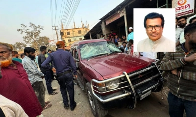 ধানের শীষের বিপক্ষে কাজ করায় বিএনপির সাবেক এমপির গাড়ি ভাংচুর