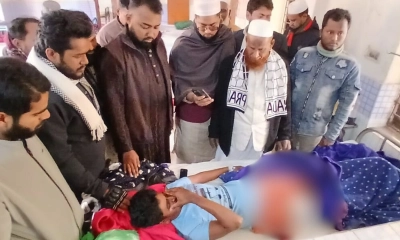 লুটপাট মামলায় স্বাক্ষী হওয়ায় যুবককে কুপিয়ে জখমের অভিযোগ