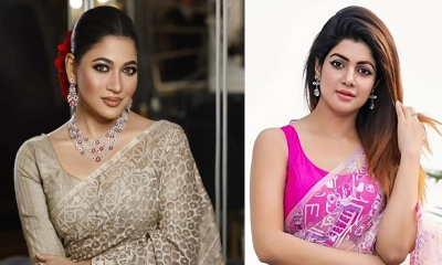 আজমেরী হক বাঁধন ও সোহানা সাবা।           ছবি- সংগৃহীত