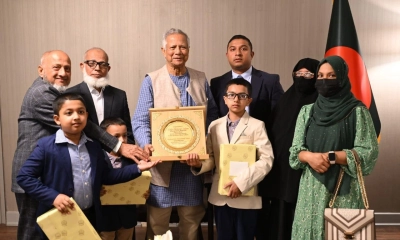নিউইয়র্কে নিহত পুলিশ কর্মকর্তা দিদারুলের পরিবারের সঙ্গে প্রধান উপদেষ্টার সাক্ষাৎ
