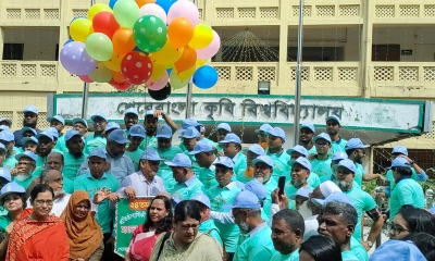 নানা কর্মসূচিতে শেকৃবির প্রতিষ্ঠাবার্ষিকী পালন