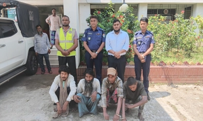 আখাউড়ায় ৪ মাদকসেবীর কারাদণ্ড