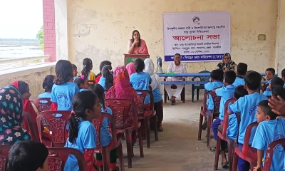 নারী ও কিশোরীদের জলবায়ু সহনশীল স্বাস্থ্য সুরক্ষা নিশ্চিতকরণে আলোচনা সভা