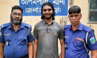 আদমদীঘিতে নিষিদ্ধ ছাত্রলীগ নেতা আলিফ গ্রেপ্তার
