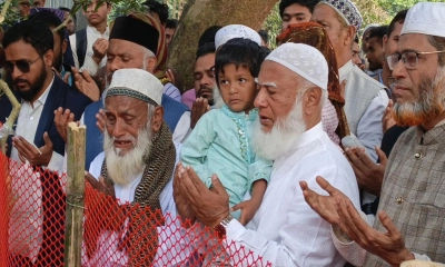 শেরপুরে সংঘর্ষে নিহত নেতার কবর জিয়ারত করলেন জামায়াত আমির