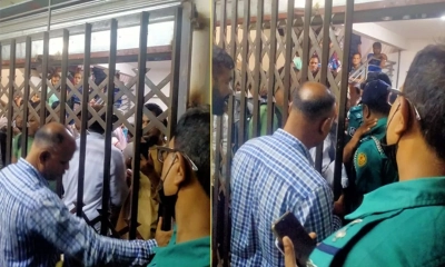 এনটিআরসিএ ঘেরাও শিক্ষক নিবন্ধনধারীদের