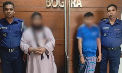 গ্রেপ্তার দুজন। ছবি- রূপালী বাংলাদেশ