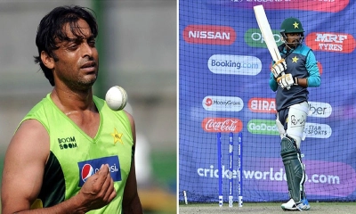 শোয়েব আখতারের উপর ঝড় তুললেন বাবর