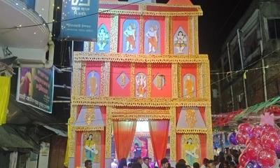 বাগেরহাটে বর্ণিল সাজে শ্যামাপূজা ও দীপাবলি উৎসব উদযাপন। ছবি- রূপালী বাংলাদেশ