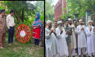 শহীদ রাহিমের কবরের পাশে পরিবারের আর্তনাদ