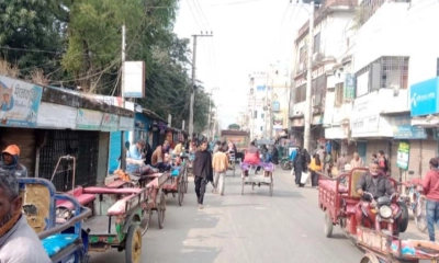 খালেদা জিয়ার মৃত্যুতে দুপচাঁচিয়া শহরজুড়ে শোক, বন্ধ দোকানপাট
