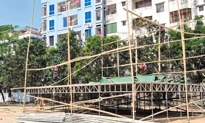 বগুড়ায় প্রধানমন্ত্রীর আগমনে উৎসবের ঢেউ