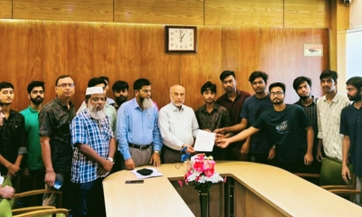 বাকসুর পূর্ণাঙ্গ তফসিল ঘোষণার দাবিতে স্মারকলিপি