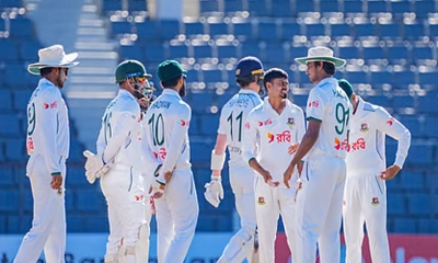 সিলেট টেস্ট: ইনিংস ও ৪৭ রানে জিতল বাংলাদেশ