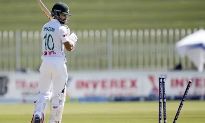 ৭৮ রান করে সাজঘরে ফেরেন সাদমান ইসলাম।     ছবি- সংগৃহীত