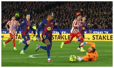 আতলেতিকোকে হারিয়ে এগিয়ে গেল বার্সা 