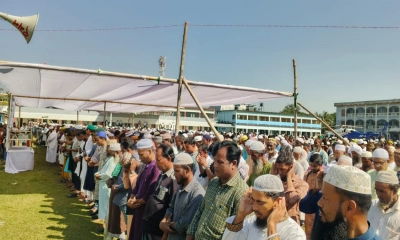 বিএনপি নেতা মতিয়ার রহমানের জানাজায় মানুষের ঢল