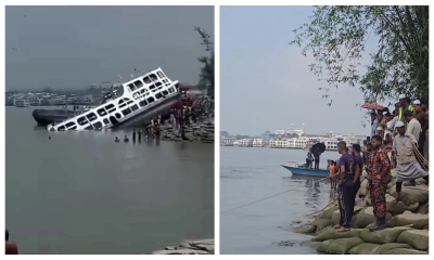 ভাটার টানে বরিশালে লঞ্চডুবি