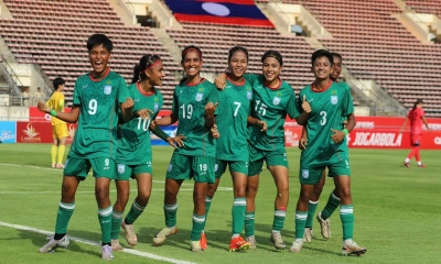 কোরিয়ার সাথে প্রথমার্ধ শেষে ১-১ সমতায় বাংলাদেশ