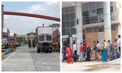 বেনাপোল বন্দরে আমদানি-রপ্তানি শুরু, পারাপার হচ্ছেন পাসপোর্টযাত্রীরা