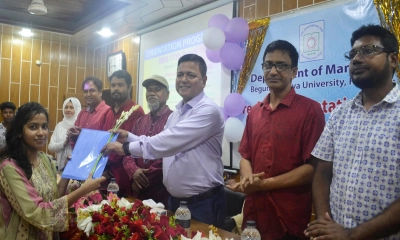 বেরোবিতে ২০২৪-২০২৫ শিক্ষাবর্ষে প্রথম বর্ষের শিক্ষার্থীদের ওরিয়েন্টেশন ক্লাস। ছবি- রূপালী বাংলাদেশ