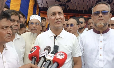 বাংলাদেশ জাতীয়তাবাদী যুবদলের কেন্দ্রীয় সাধারণ সম্পাদক মোহাম্মদ নুরুল ইসলাম নয়ন। ছবি- রূপালী বাংলাদেশ