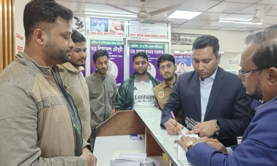 লালমোহনে দুই ডায়াগনস্টিক সেন্টারকে জরিমানা