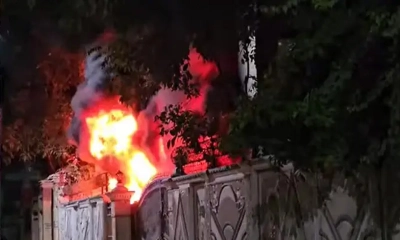 সাবেক মন্ত্রী বীর বাহাদুরের বাসভবনে আগুন