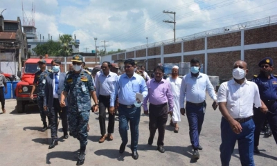 বেনাপোল স্থল বন্দরের রাসায়নিক গুদাম ও কাস্টমসের ল্যাব পরিদর্শনে বিএনএসিডব্লিউসি। ছবি- সংগৃহীত