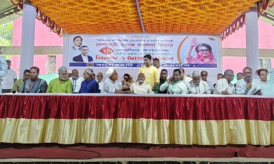 বেগম খালেদা জিয়ার জন্মদিনে বাগেরহাট বিএনপির রোগমুক্তি কামনায় মিলাদ ও দোয়া মাহফিল।  ছবি- রূপালী বাংলাদেশ