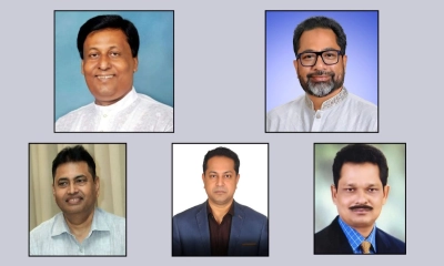 বিএনপির গুলশান অফিসে ডাক পাওয়া পিরোজপুর-২ আসনের পাঁচ মনোনয়ন প্রত্যাশী। ছবি- রূপালী বাংলাদেশ বিএনপির গুলশান অফিসে ডাক পাওয়া পিরোজপুর-২ আসনের পাঁচ মনোনয়ন প্রত্যাশী। ছবি- রূপালী বাংলাদেশ