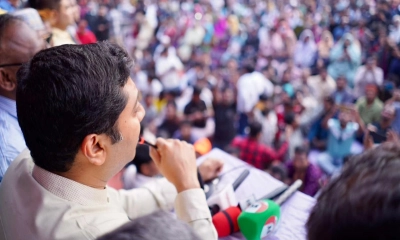 অপরাধমুক্ত ঢাকা-১৩ গড়ার অঙ্গীকার ববি হাজ্জাজের