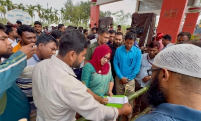 সাবেক আ.লীগ এমপির পাম্পে গোপনে তেল বিক্রি, জরিমানা