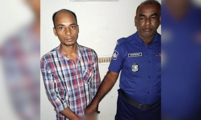 অভিযুক্ত আদিল সিকদার। ছবি- রূপালী বাংলাদেশ