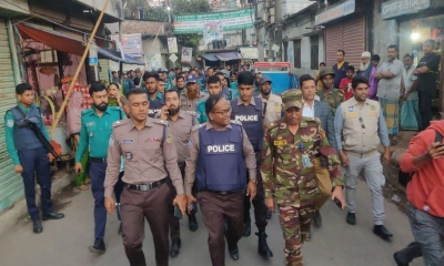 গভীর রাতে বরিশালে গোলাগুলি, শহরজুড়ে আতঙ্ক