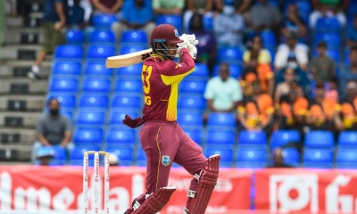পাওয়ার প্লেতে ওয়েস্ট ইন্ডিজের সংগ্রহ ৩৫