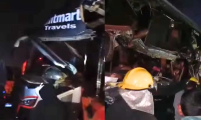 গভীর রাতে বারইয়ারহাটে ভয়াবহ বাস দুর্ঘটনা, নিহত ৮