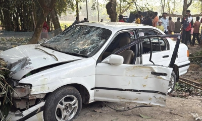 জামাইয়ের প্রাইভেট কারের ধাক্কায় প্রাণ গেল শ্বশুরের