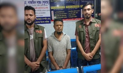অভিযুক্ত ফারুক হোসেন গাজী। ছবি- রূপালী বাংলাদেশ