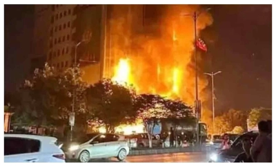 চীনে আবাসিক ভবনে আগুন, নিহত ১২