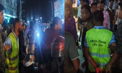 গভীর রাতে ট্রাক থামিয়ে চাঁদা আদায়, যুবক আটক