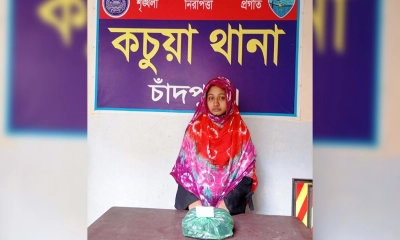 চাঁদপুরে ছিনতাইকারী চক্রের নারী সদস্য আটক